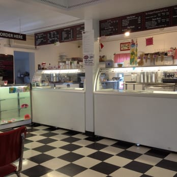 Hometown Creamery - a checkered floor and counter area - Ice Cream & Frozen Yogurt Near Me - Muskegon, Michigan Hometown Creamery - a checkered floor and counter area - Ice Cream & Frozen Yogurt Near Me - Muskegon, Michigan