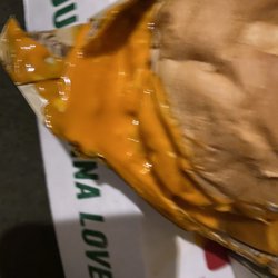 Arbys - Completely smothered in sauce that it made the whole box that it was in become soggy , and I couldn't not or no would of ate this .