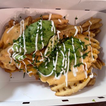 Bruxie - LOADED WAFFLE-CUT FRIES - Sandwiches Near Me - Costa Mesa, California