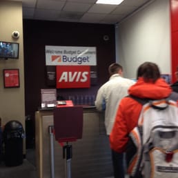 Long line of folks who reserved cars. No cars available. One ornery woman behind the desk.