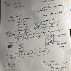 Elizabeth's Art Studio - The progress notes