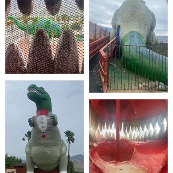 Cabazon Dinosaurs - You can go in the t-rex, who is painted in homage of Pee Wee still. - Museums Near Me - Cabazon, California