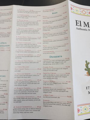 Menu photo 1 El Mariachi Restaurant Montross, VA Menu photo 1 El Mariachi Restaurant Montross, VA