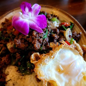 Nur Thai - Pad Gra Pow - Thai Near Me - Park, New York Nur Thai - Pad Gra Pow - Thai Near Me - Park, New York