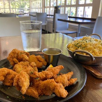 Veg Kitchen + Bar - Mushroom Calamari and Truffle Mac - Vegan Near Me - Sacramento, California Veg Kitchen + Bar - Mushroom Calamari and Truffle Mac - Vegan Near Me - Sacramento, California
