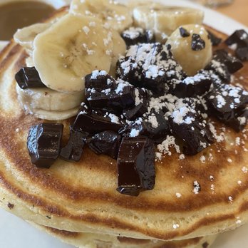 Clinton St. Baking - Pancakes with banana and chocolate - amazing - Bakeries Near Me - New York, New York