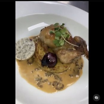 Exquisite Harvest Cuisine - Stuffed Quail in a Morels Reduction Sauce - Caterers Near Me Exquisite Harvest Cuisine - Stuffed Quail in a Morels Reduction Sauce - Caterers Near Me