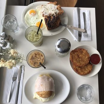 Gracie's Luncheonette - Full table of delicious food - American Near Me - Leeds, New York