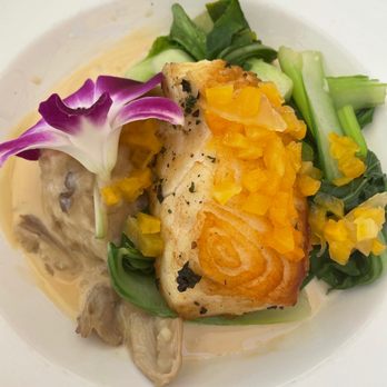 Geoffrey's Malibu - Pan Seared Chilean Sea Bass - Seafood Near Me - Malibu, California