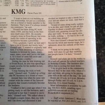 KMG Computers - IT Services & Computer Repair Near Me - Inwood, West Virginia