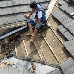 Dayton Co. Roofing & Renovation - Shingle replacement of tile roof