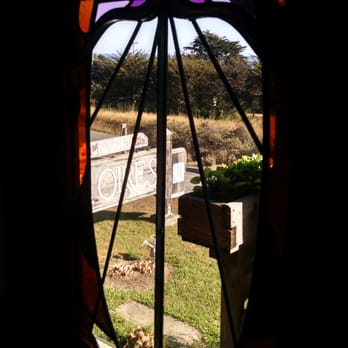 St Orres - Stainglass Windows from inside - Hotels Near Me - Gualala, California