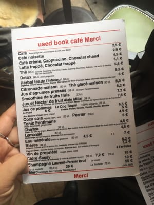 Menu photo 3 Used Book Café Paris, 75 Menu photo 3 Used Book Café Paris, 75