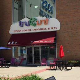Grabbing a smoothie. Grabbing a smoothie.