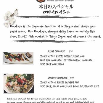 Kaigen - Omakase menu as of June 2021 - Japanese Near Me - Orange, California Kaigen - Omakase menu as of June 2021 - Japanese Near Me - Orange, California