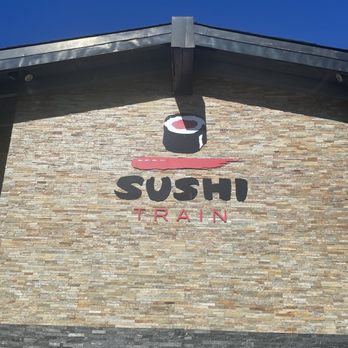 Sushi Train - Outside.  Such a cute logo! - Sushi Bars Near Me - Nashville, Tennessee