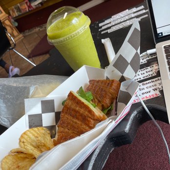Sankofa Video Books & Cafe - Smoked Salmon Melt. Kettle chips. 16 oz. Gluten Free The Mean Green Smoothie. Ful - Bookstores Near Me - Washington, DC, District of Columbia Sankofa Video Books & Cafe - Smoked Salmon Melt. Kettle chips. 16 oz. Gluten Free The Mean Green Smoothie. Ful - Bookstores Near Me - Washington, DC, District of Columbia