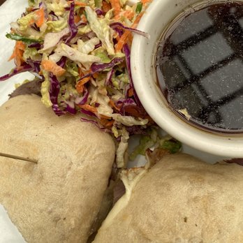 Cafe Cruz - French dip - substituted slaw for Caesar salad - Seafood Near Me - Soquel, California