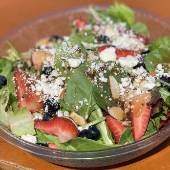 The Deck - Mixed Berry Salad Super Delicious! - Seafood Near Me - Portland, Oregon The Deck - Mixed Berry Salad Super Delicious! - Seafood Near Me - Portland, Oregon