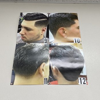 Happy Barber 2 - Hairstyle suggestions (9-12) on the wall - Barbers Near Me - San Diego, California Happy Barber 2 - Hairstyle suggestions (9-12) on the wall - Barbers Near Me - San Diego, California