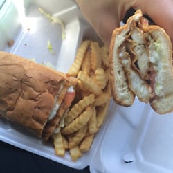 Gourmet Gunston Deli & Grill - The fish fillet special! Came with fries and a drink!