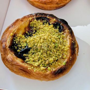 Lisbonata - August 27, 2025; Cream of Pistachio Pasteis de Nata ($4 when buying 4). - Bakeries Near Me - Brooklyn, New York Lisbonata - August 27, 2025; Cream of Pistachio Pasteis de Nata ($4 when buying 4). - Bakeries Near Me - Brooklyn, New York