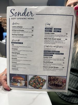 Menu photo 5 Sonder Bakersfield, CA