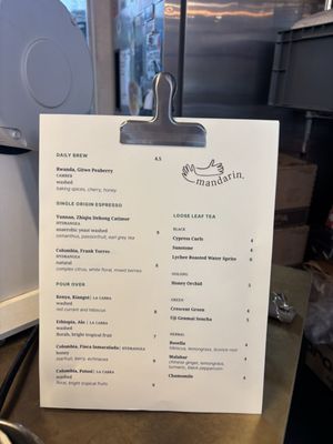 Menu photo 7 Mandarin Coffee Stand Pasadena, CA