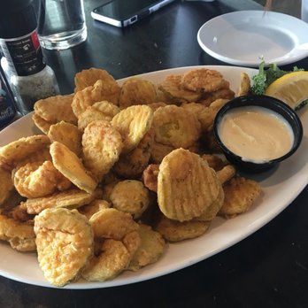 The Lighthouse Restaurant & Dock Bar - Fried Pickle Chips - Bars Near Me - Solomons, Maryland