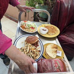 Tina's Diner - Service to our table.