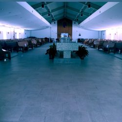 St John's Catholic Church - Funeral mass over, all is quiet