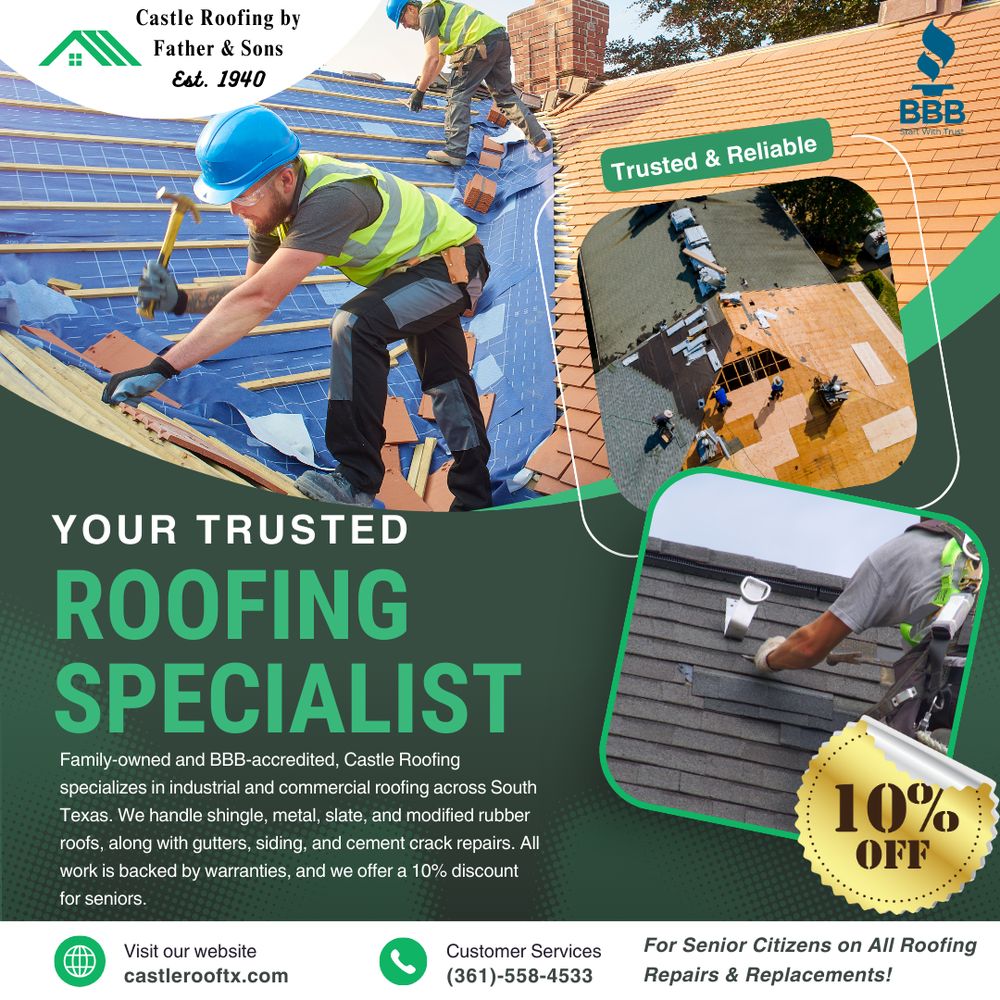 Slide of Castle Roofing