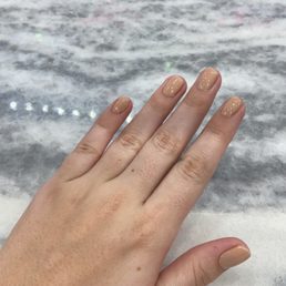 After my deluxe spa package manicure