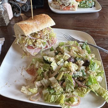 Oak Deli & Brewery - Tony sandwich and Mediterranean salad - Breweries Near Me - Arcata, California Oak Deli & Brewery - Tony sandwich and Mediterranean salad - Breweries Near Me - Arcata, California