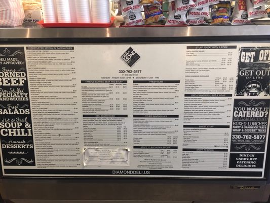 Menu photo 8 Diamond Deli Akron, OH