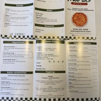 Maria’s Pizza - Menu - Sandwiches Near Me - Plainfield, Illinois Maria’s Pizza - Menu - Sandwiches Near Me - Plainfield, Illinois
