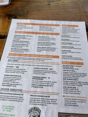 Menu photo 1 Haymaker Austin, TX