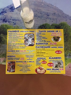 Menu photo 2 Tacos Pacheco Sherman, TX Menu photo 2 Tacos Pacheco Sherman, TX