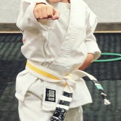 Hamilton United Martial Arts Academy - Sneaking a smile