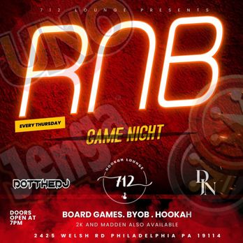 712 Hookah Lounge - RNB AND GAME NIGHT EVERY THURSDAY - Hookah Bars Near Me - Philadelphia, Pennsylvania 712 Hookah Lounge - RNB AND GAME NIGHT EVERY THURSDAY - Hookah Bars Near Me - Philadelphia, Pennsylvania