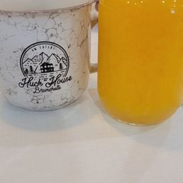 Coffee and orange juice