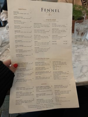 Menu photo 5 Fennel Kitchen & Bar Aliso Viejo, CA Menu photo 5 Fennel Kitchen & Bar Aliso Viejo, CA