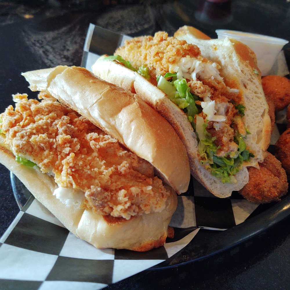 Atomic Seafood & Bar - Catfish po boy - Seafood Near Me - Lusby, Maryland
