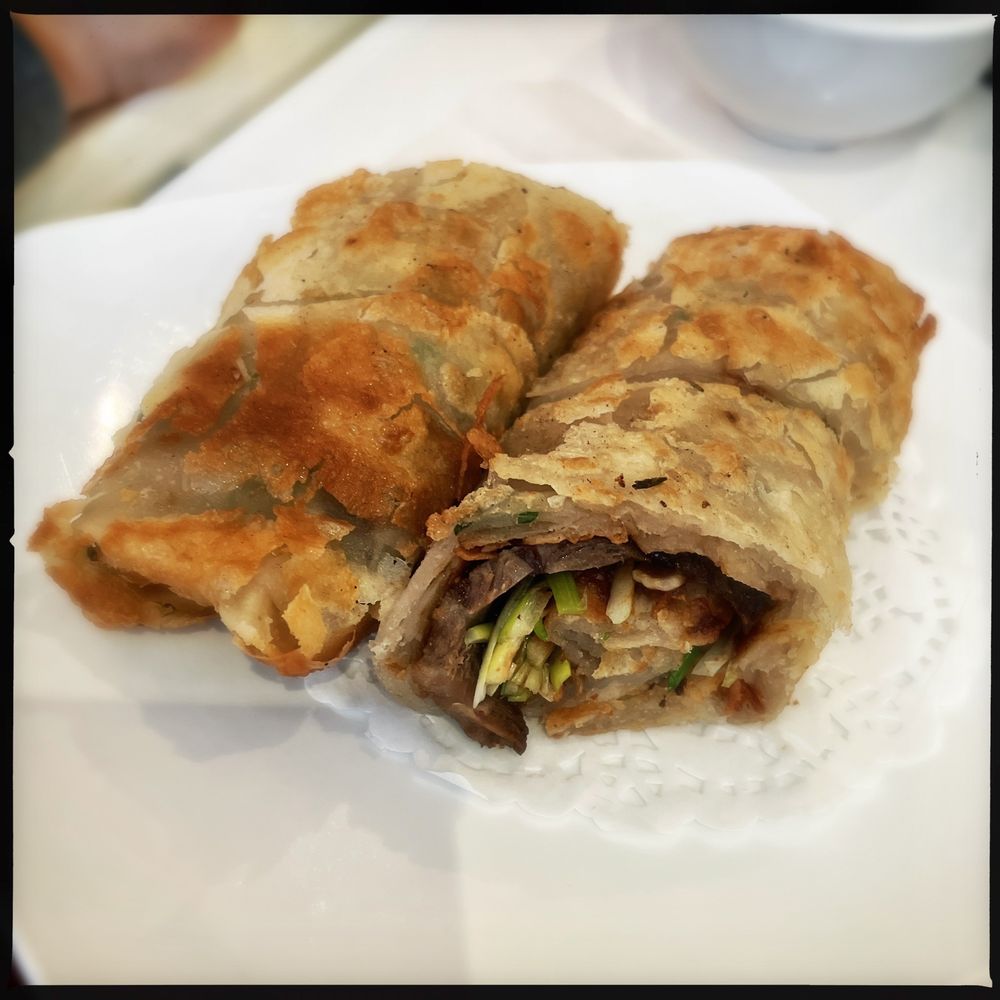 Soup Dumpling Plus - Pancake with sliced beef - Shanghainese Near Me - Fort Lee, New Jersey Soup Dumpling Plus - Pancake with sliced beef - Shanghainese Near Me - Fort Lee, New Jersey