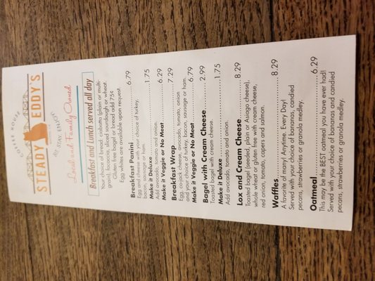 Menu photo 4 Steady Eddy's Coffee House Winters, CA Menu photo 4 Steady Eddy's Coffee House Winters, CA