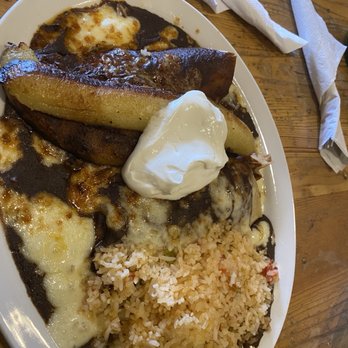 Tune-Up Cafe - Mole Mole Colorado Enchiladas - New Mexican Cuisine Near Me - Santa Fe, New Mexico