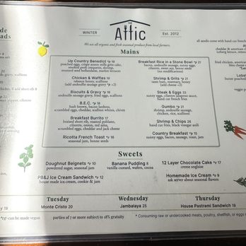 The Attic - Menu - Breakfast & Brunch Near Me - Long Beach, California The Attic - Menu - Breakfast & Brunch Near Me - Long Beach, California