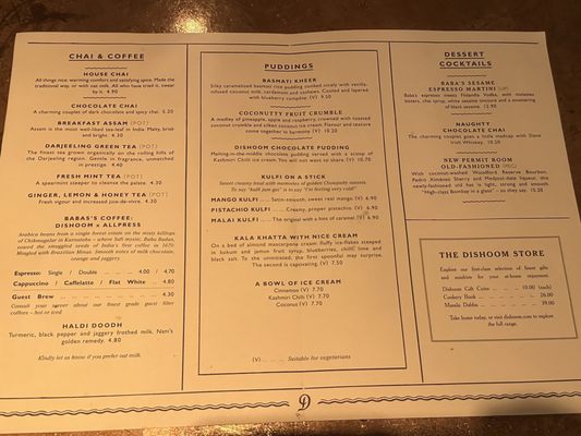 Menu photo 3 Dishoom London, XGL