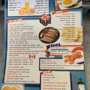 The Lighthouse Fish and Chips - Breakfast menu - Fish & Chips Near Me - Brantford, Ontario
