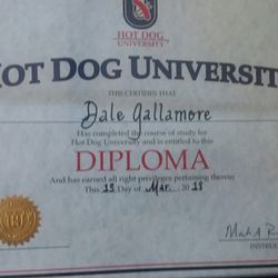 Sams Chicago Style Hot Dogs - DALE Gallamore ..owner as well. We both attended the HOTDOG UNIVERSITY.
